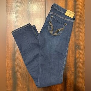 Hollister Juniors Dark Wash Jeans Y2K Low Rise